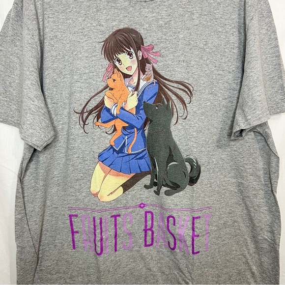 Fruits Basket Anime Loot Wear T-Shirt, Gray, Size XL - Picture 5 of 5